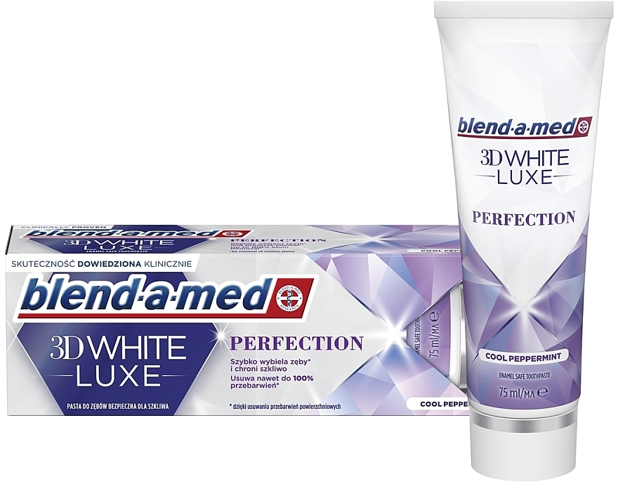 Зубна паста "Досконалість" - Blend-a-med 3D White Luxe Perfection — фото N1
