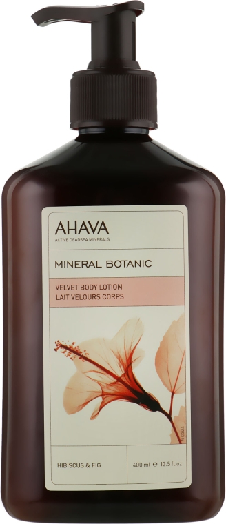 Ніжне молочко для тіла - Ahava Mineral Botanic Velvet Body Lotion Hibiscus & Fig