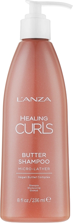 Олійний шампунь для в'юнкого волосся - L'anza Curls Butter Shampoo — фото N1