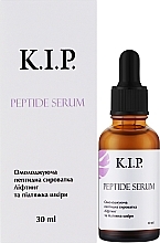 Омолоджуюча пептидна сироватка "Ліфтинг та підтяжка шкіри" - K.I.P. Peptide Serum — фото N2