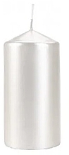 Духи, Парфюмерия, косметика Свеча цилиндрическая 60x120 мм, перламутровая - Bispol