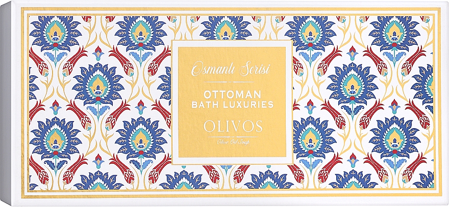 Набір - Olivos Ottaman Bath Luxuries Pattern Set 3(soap/250g + soap/100g) — фото N1
