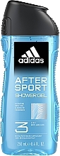 Гель для душа - Adidas 3in1 After Sport Hair & Body Shower — фото N1