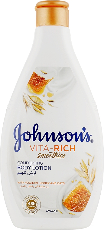 Ухаживающий лосьон для тела с йогуртом, овсом и медом - Johnson’s® Vita-rich Smoothies 