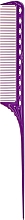 Расческа с мягким хвостиком 216 мм, фиолетовая - Y.S.Park Professional 101 Tail Comb Deep Purple — фото N1