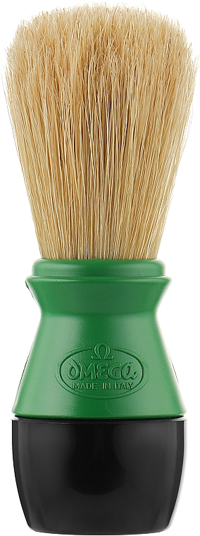 Помазок для бритья, 40099, зеленый - Omega — фото N1