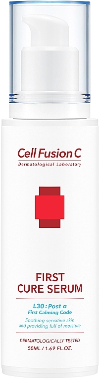 Сироватка для сухої та чутливої шкіри обличчя - Cell Fusion C First Cure Serum — фото N1