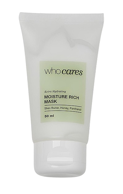 Маска зволожувальна для сухого та пошкодженого волосся - Who Cares Moisture Rich Mask (мини) — фото N1