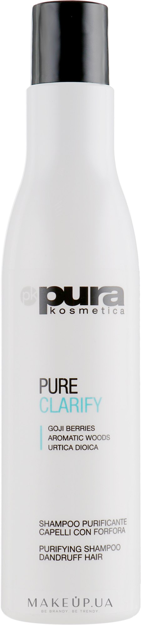 Очищувальний шампунь проти лупи - Pura Kosmetica Pure Clarify Shampoo — фото 250ml