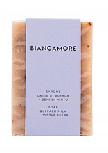 Парфумерія, косметика Мило - Biancamore Soap Buffalo Milk + Myrtle Seeds