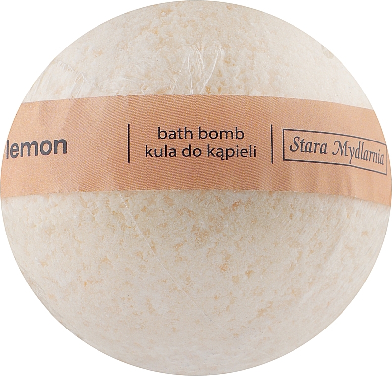 УЦЕНКА Бомбочка для ванны "Лимон" - Stara Mydlarnia Bath Bomb * — фото N1