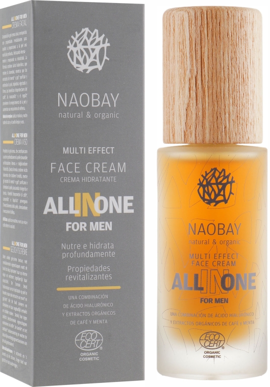 Крем для лица мужской - Naobay All In One For Men Face Cream — фото N1