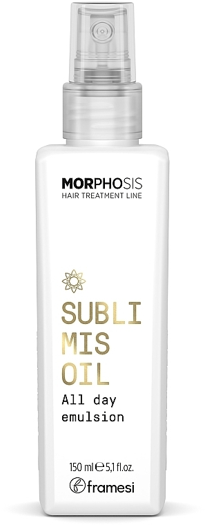 Зволожувальна емульсія для волосся - Framesi Morphosis Sublimis Oil All Day Moisture Emulsion — фото N1
