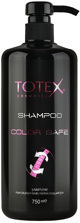 Шампунь для збереження кольору фарбованого волосся - Totex Cosmetic Color Safe Shampoo — фото N1