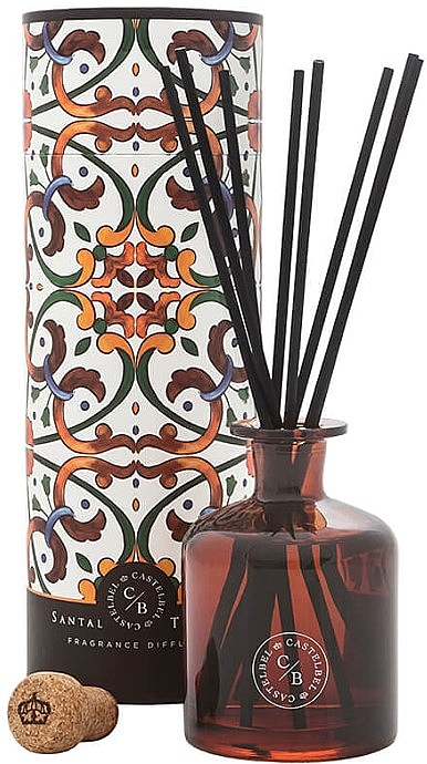 Аромадифузор "Сандал і боби тонка" - Castelbel Portuguese Tiles Santal & Tonka Fragrance Diffuser — фото N1