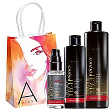 Духи, Парфюмерия, косметика Набор - Avon Advance Techniques Reconstruction (shmp/400ml + +cond/250ml + serum/30ml + bag)