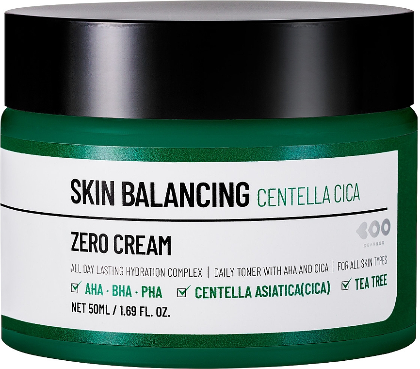 Відновлювальний крем для обличчя - Dearboo Skin Balancing Centella Cica Zero Cream — фото N1