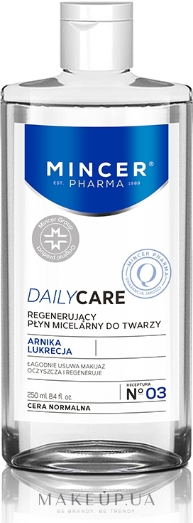 Мицеллярная вода для лица 03 - Mincer Pharma Daily Care Water 03 — фото 250ml