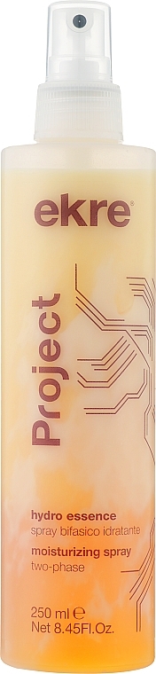 Двухфазный спрей для укладки волос - Ekre Project Hydro Essence Moisturizing Spray — фото N1