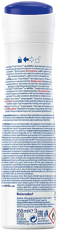 Антиперспирант "Свежая вишня" - NIVEA Fresh Cherry Anti-Perspirant — фото N7