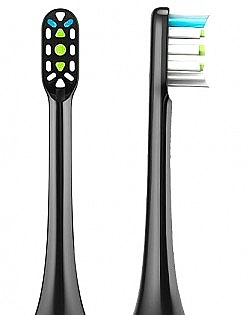 Набор насадок для зубной щетки, BH01B - Xiaomi Soocas General Toothbrush Head For X1/X3/X5 Black — фото N2