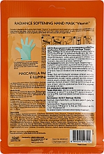 Маска-рукавички для пом'якшення й сяйва рук "Вітамін" - Purederm Radiance Softening Vitamin Hand Mask — фото N2