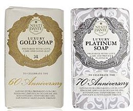 Набір - Nesti Dante Gold & Platinum Gift Set (soap/2x250g) — фото N1