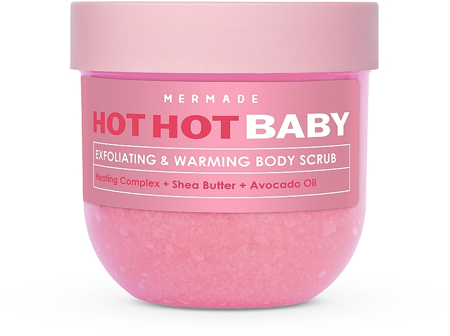 Лімфодренажний скраб для тіла із зігріваючим ефектом - Mermade Hot Hot Baby