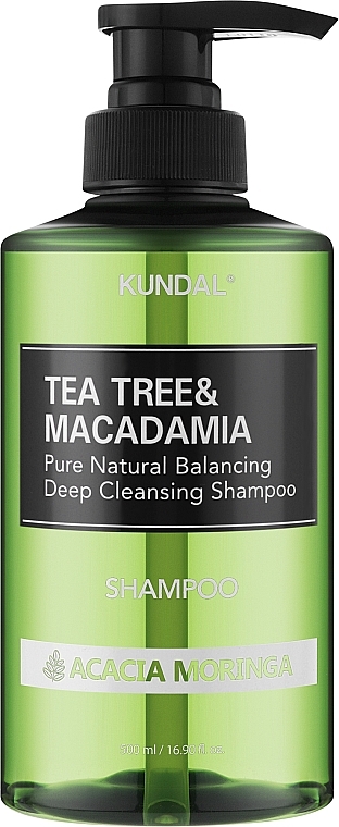 Шампунь "Acacia Moringa" - Kundal Tea Tree & Macadamia Deep Cleansing Shampoo — фото N1