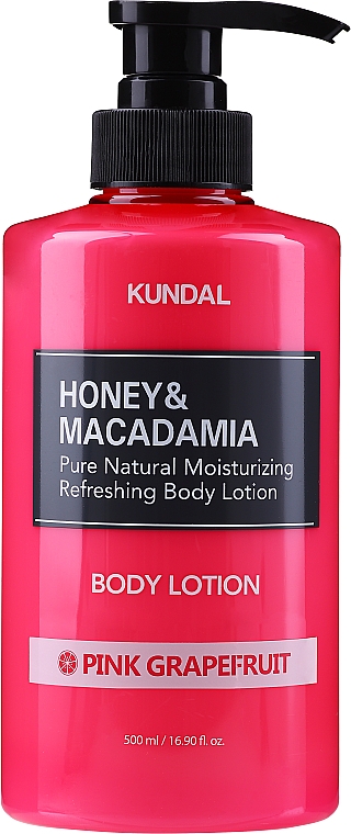 Лосьйон для тіла "Рожевий грейпфрут" - Kundal Honey & Macadamia Pink Grapefruit Body Lotion