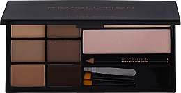  Набір для брів - Makeup Revolution Ultra Brow — фото N1