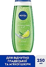Гель-догляд для душу "Лемонграс з крапельками олії" - NIVEA Lemongrass And Oil Shower Gel — фото N2