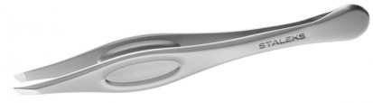 Пінцет для брів, зі скошеними кромками, T4-11-02 (П-14) - Staleks — фото N2