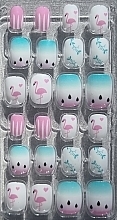 Накладные ногти для детей "Фламинго", 963 - Deni Carte Magic Miss Tips — фото N2