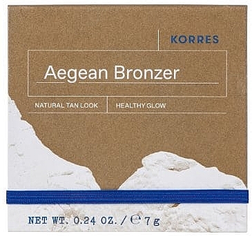 Пудра-бронзер для лица - Korres Aegean Bronzer Natural Tan Look Healthy Glow — фото N1