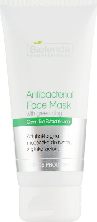 Антибактериальная маска для лица с зелёной глиной - Bielenda Professional Face Program Antibacterial Face Mask with Green Clay