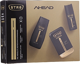 Парфумерія, косметика STR8 Ahead - Набір (ash/lot/100ml + deo/150ml + sh/gel/250ml)