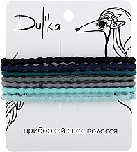 Набор разноцветных резинок для волос UH717765, 7 шт - Dulka — фото N1