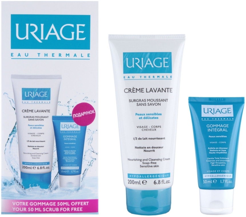 Набор - Uriage Eau Thermale (cr/200ml + gel/50ml)