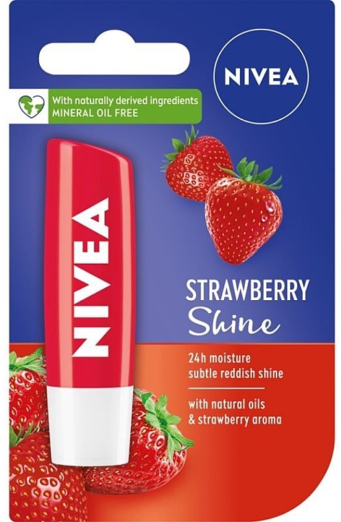 Бальзам для губ "Полуниця" - NIVEA Strawberry Shine — фото N1