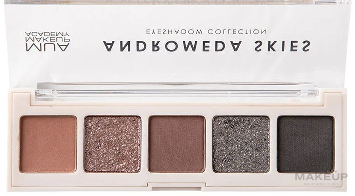 Палетка теней для век - MUA 5 Shade Eyeshadow Palette — фото Andromeda Skies