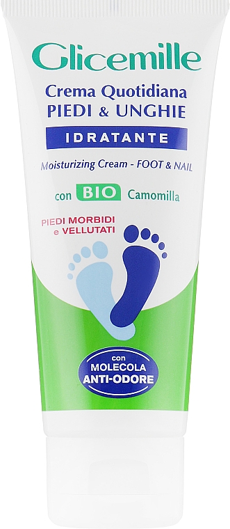 Зволожувальний крем для ніг і нігтів - Mirato Glicemille Foot & Nail Moisturizing Cream