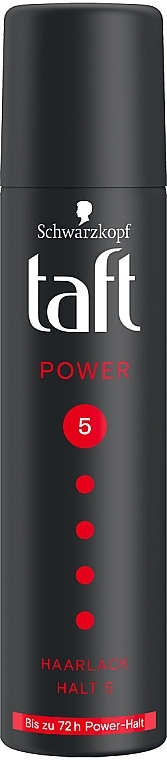 Лак для волосся з кофеїном - Schwarzkopf Taft Power Hair Lacquer 72H — фото N1