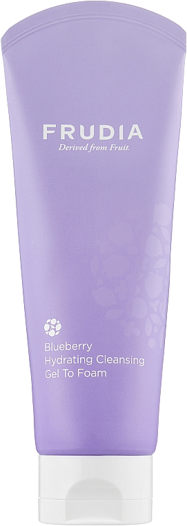 Увлажняющая гель-пенка для умывания с черникой - Frudia Blueberry Hydrating Cleansing Gel To Foam