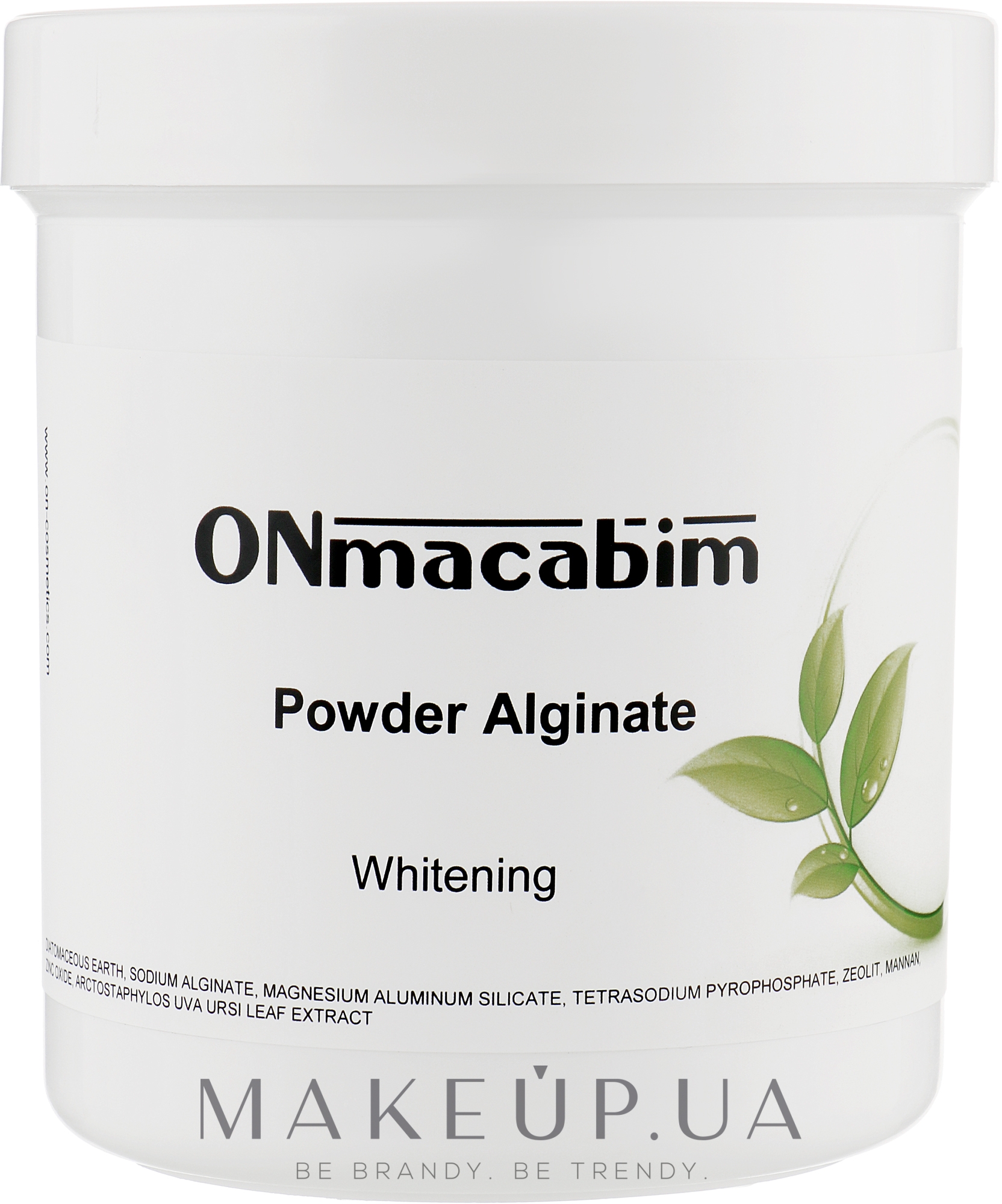 Альгінатна маска "Відбілювальна" - Onmacabim Powder Alginate Whitening Mask — фото 1000ml