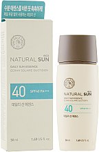 Духи, Парфюмерия, косметика Солнцезащитный крем - The Face Shop Natural Sun Eco Daily Sun Essence