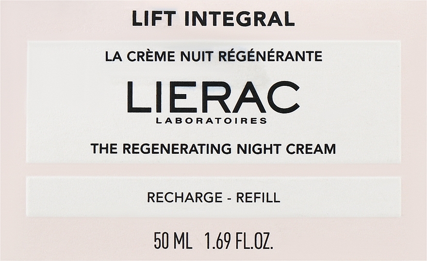 Восстанавливающий ночной крем для лица - Lierac Lift Integral The Regenerating Night Cream Refill (сменный блок) — фото N3