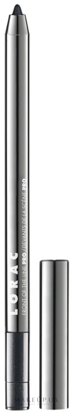 Олівець для очей - Lorac Front Of The Line Pro Eye Pencil — фото Charcoal (Metallic)