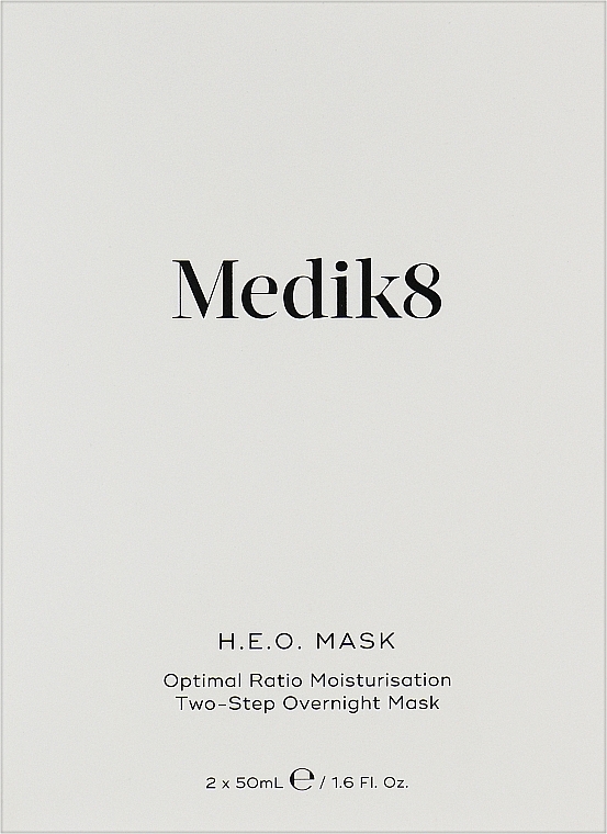 Двоетапна нічна маска для обличчя - Medik8 H.E.O Mask — фото N1