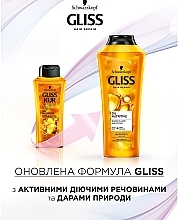 Живильний шампунь для сухого та пошкодженого волосся - Gliss Kur Oil Nutritive Shampoo — фото N4
